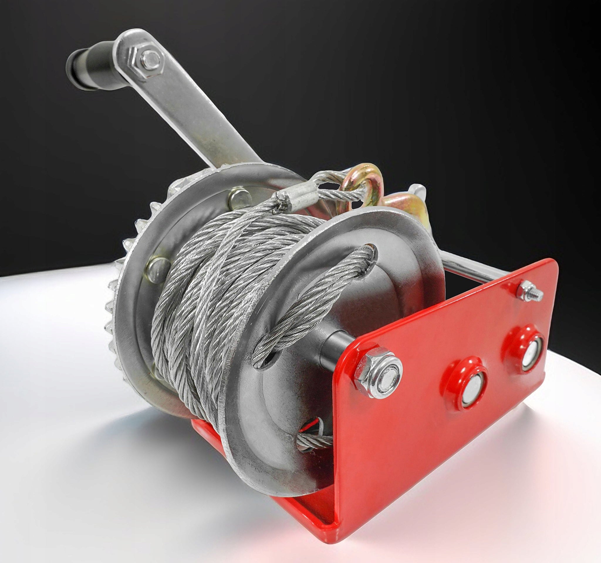 CRANK ROPE HAND WINCH CRANK WINCH 1133kg ROPE 10M SOLID Brand Verke