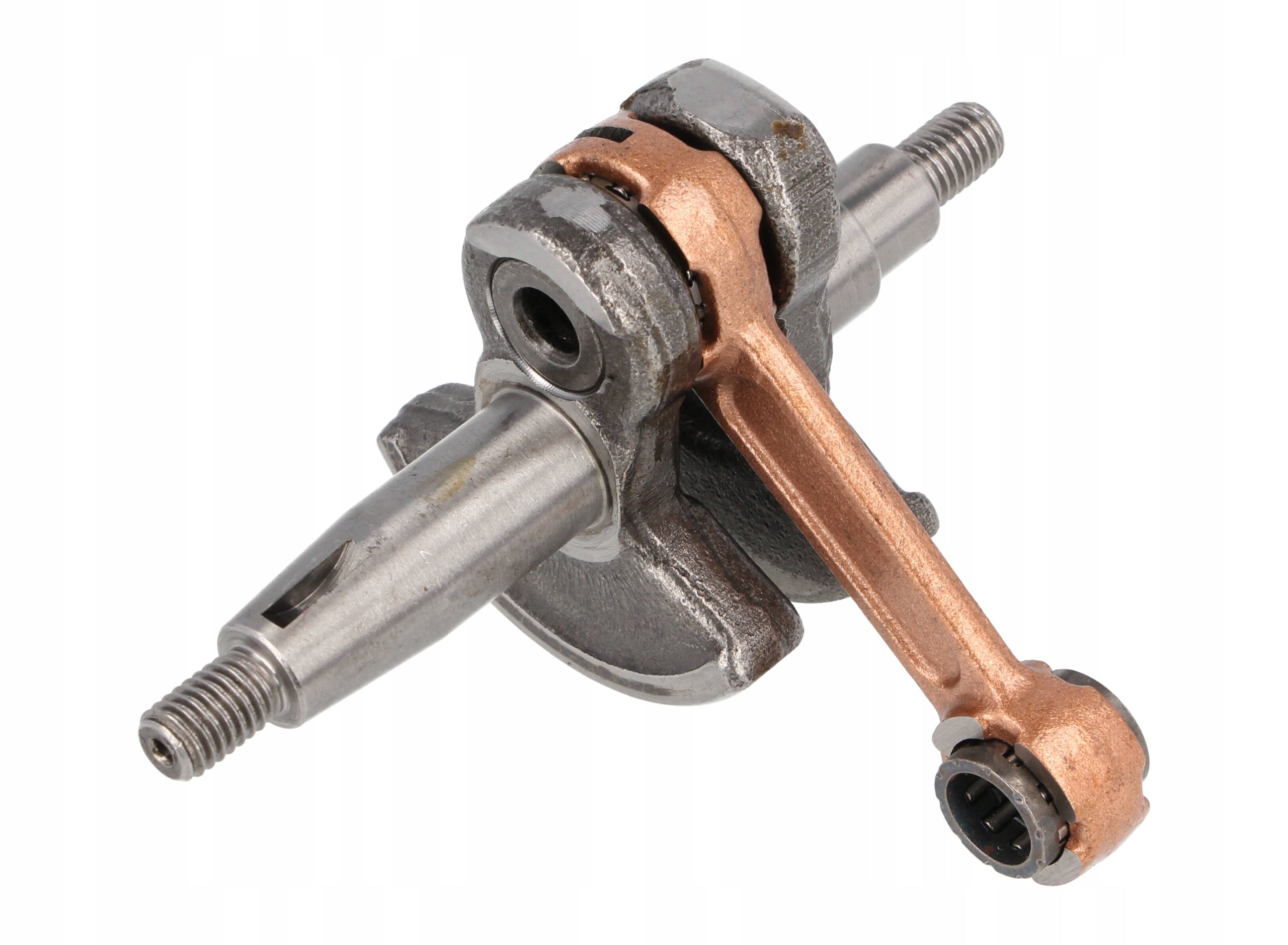 CRANKSHAFT FOR COMBUSTION SCYTHE MOWER PIN 10 MM NAC DEMON