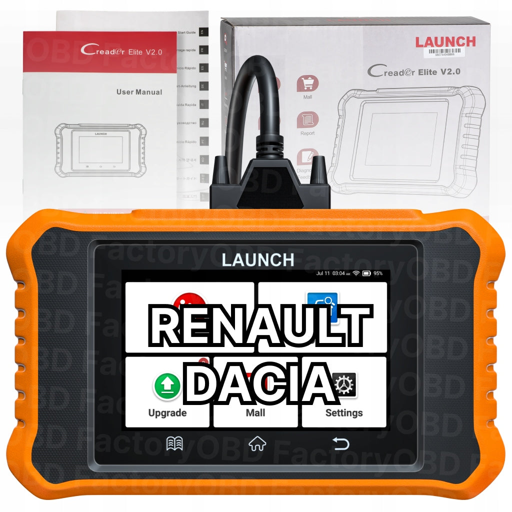 CREADER ELITE 2.0 RENAULT DACIA OBD2 CAN FD DIAGNOSTIC INTERFACE POLISH