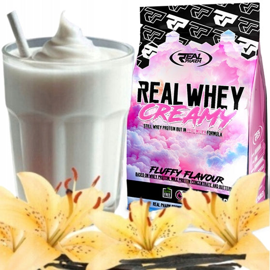 CREAMY Protein Real Pharm Whey Creamy 700g VANILLA whey/buttermine