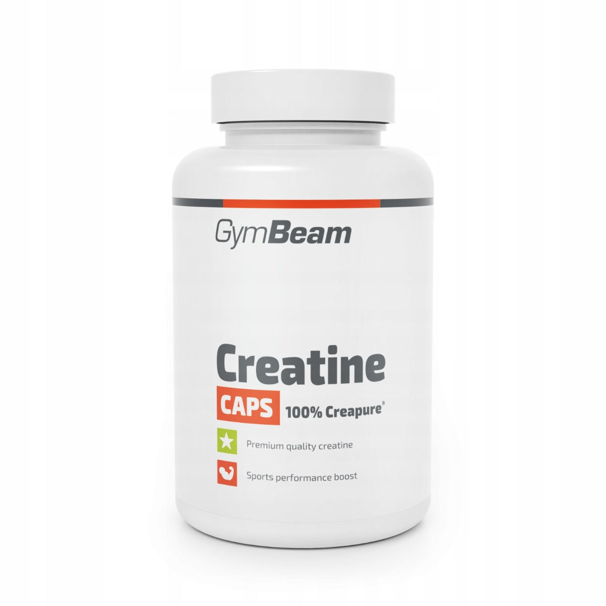CREATINE 100% CREAPURE FOR STRENGTH CAPACITY AND PUMP - GymBeam 120 kaps