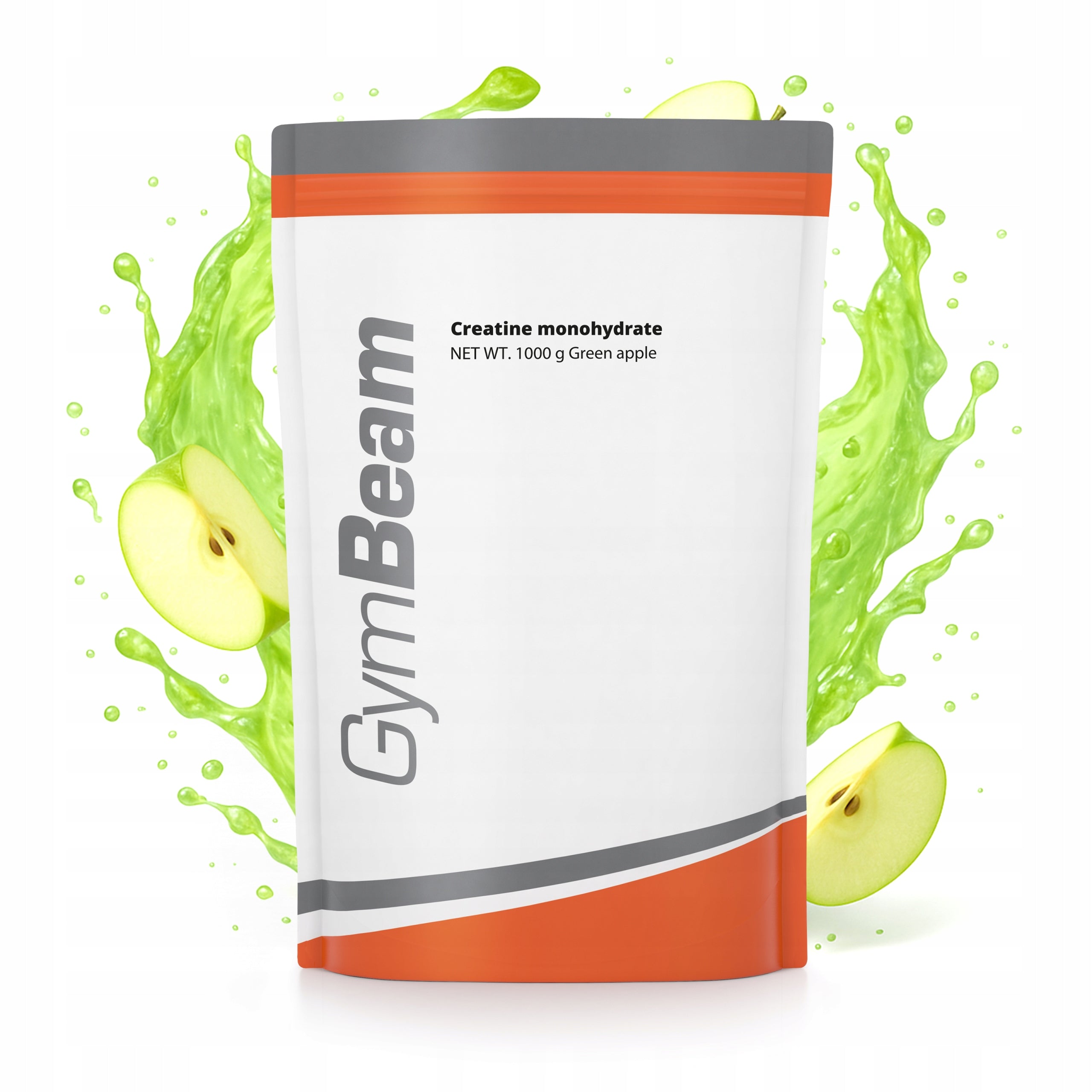CREATINE 100% MONOHYDRATE STRENGTH MASS PUMP CAPACITY GymBeam 750g apple