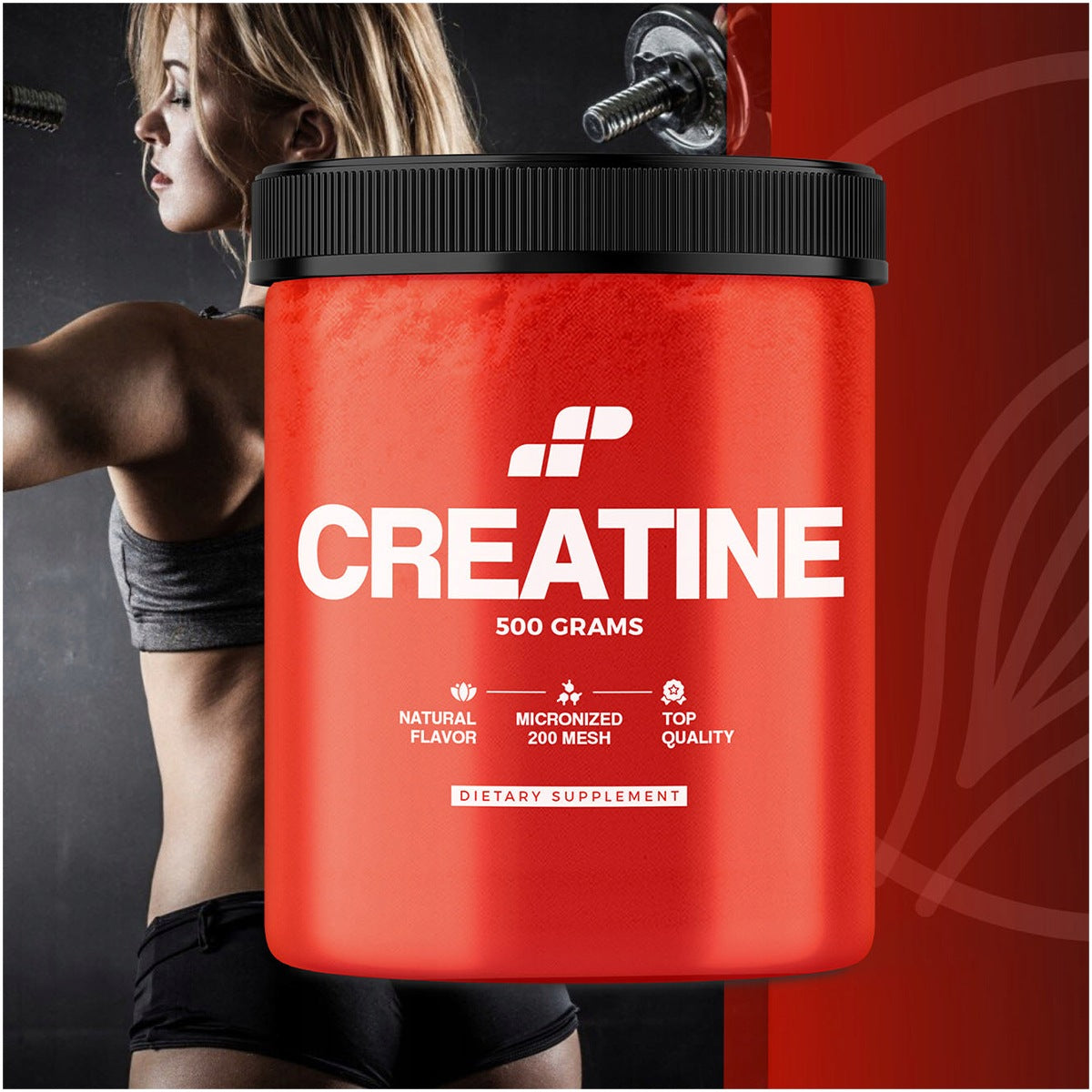 CREATINE 2x 500g = 1kg MONOHYDRATE 1000g STRENGTH MASS 200 MESH MP Expiration date at least six months from the date of purchase
