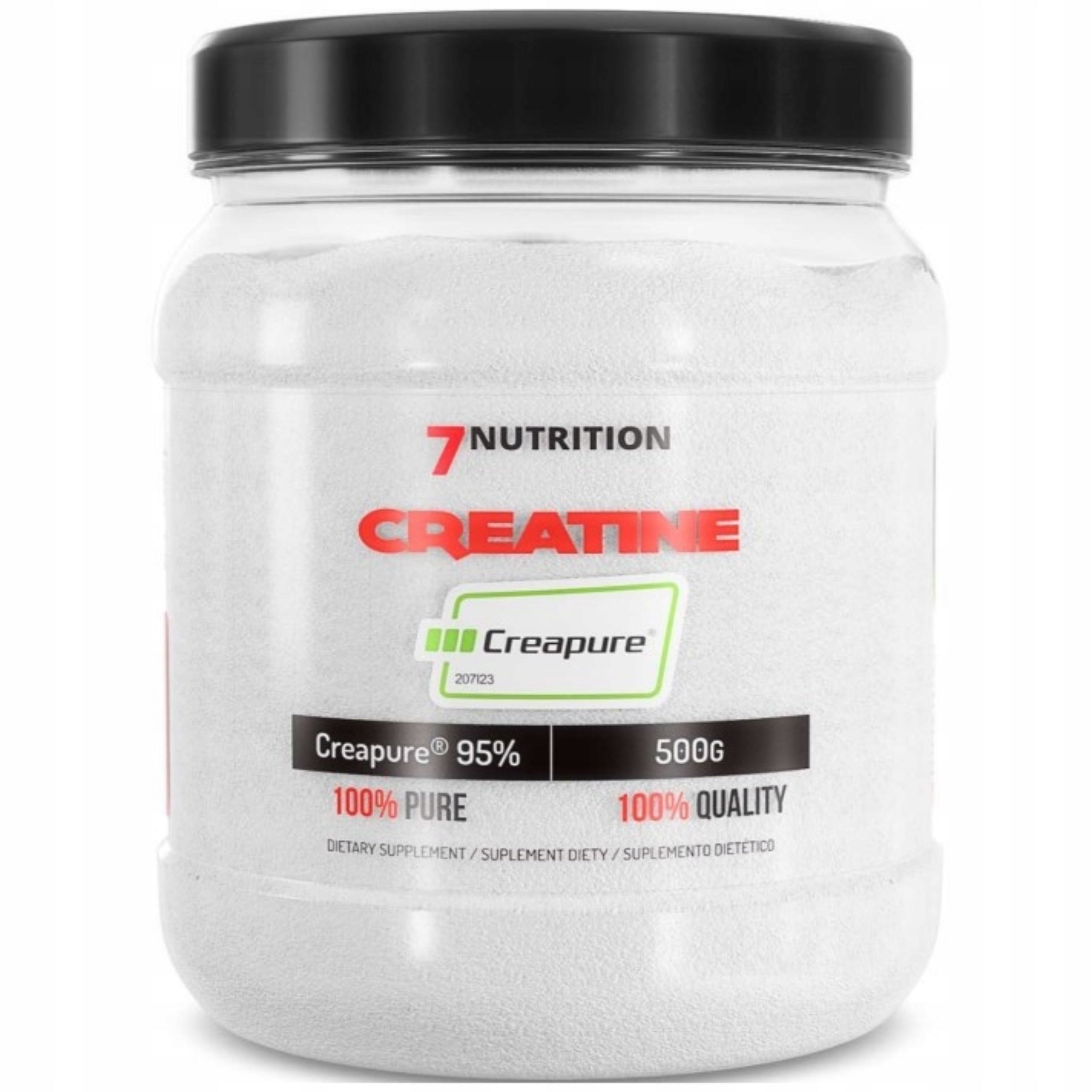 CREATINE 7NUTRITION CREATINE CREAPURE MONOHYDRATE STRENGTH SCULPTURE MASS POWER 500g EAN (GTIN) 5903111089238