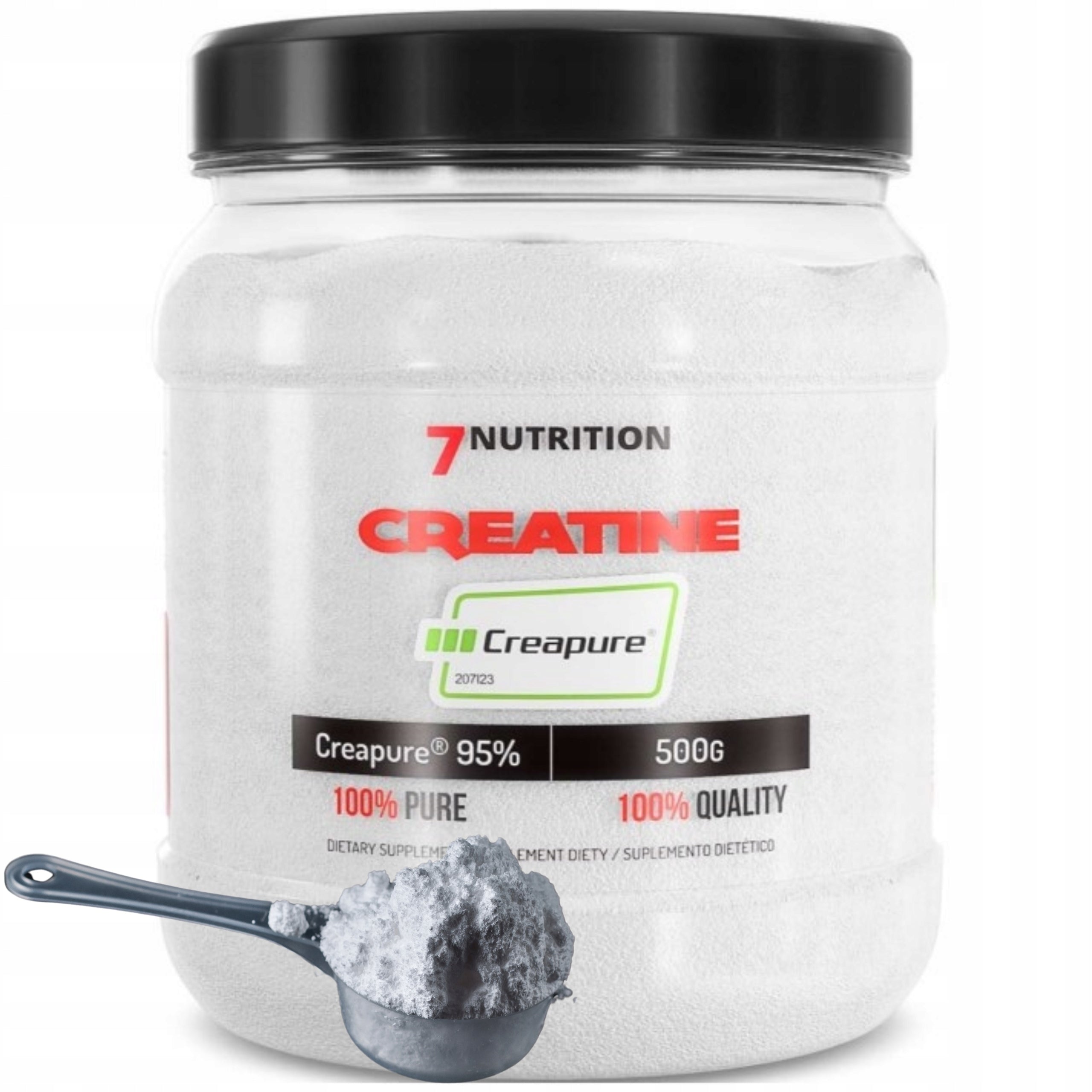 CREATINE 7NUTRITION CREATINE CREAPURE MONOHYDRATE STRENGTH SCULPTURE MASS POWER 500g