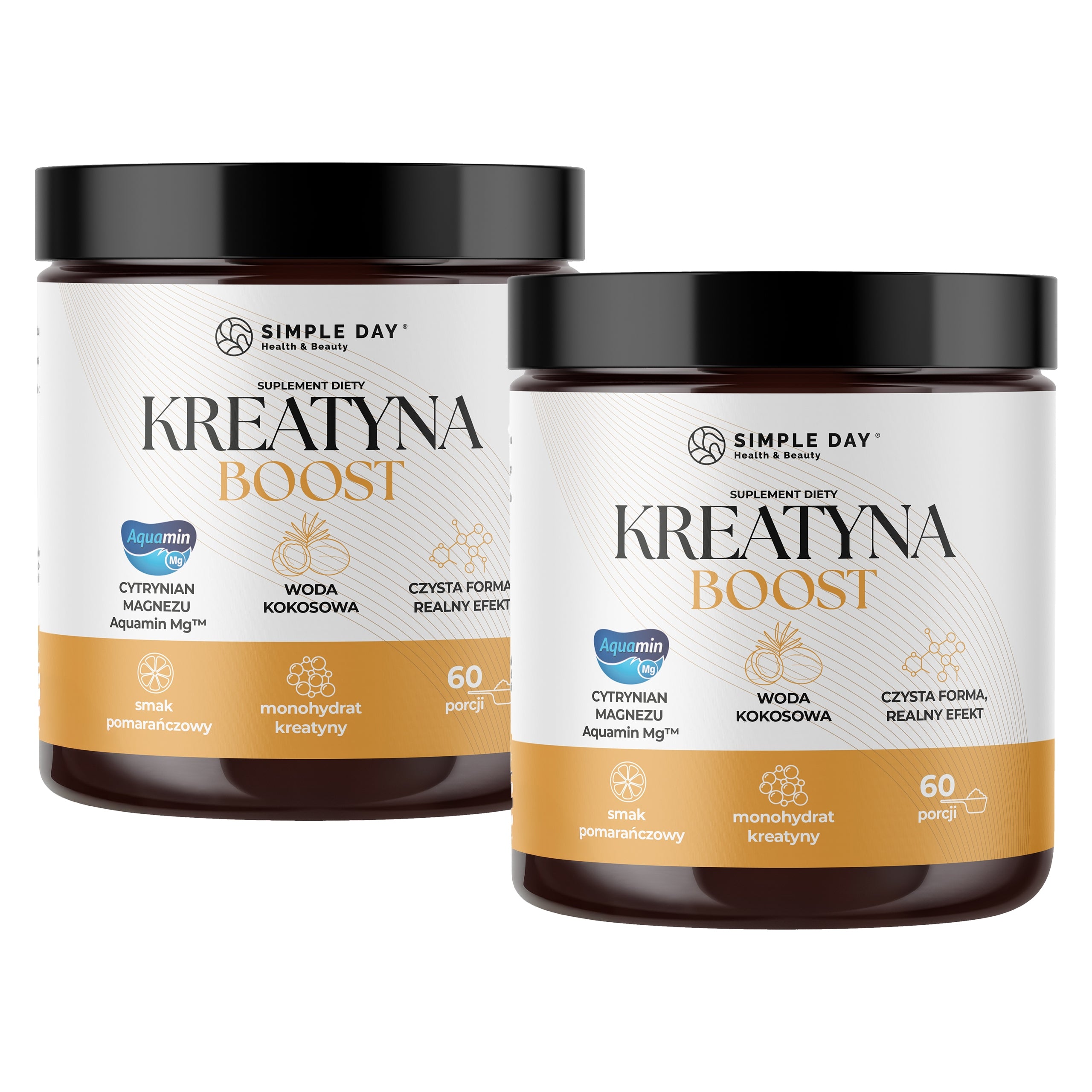 CREATINE BOOST CREATINE MONOHYDRATE + Coconut Water + Magnesium Aquamin Mg 600g