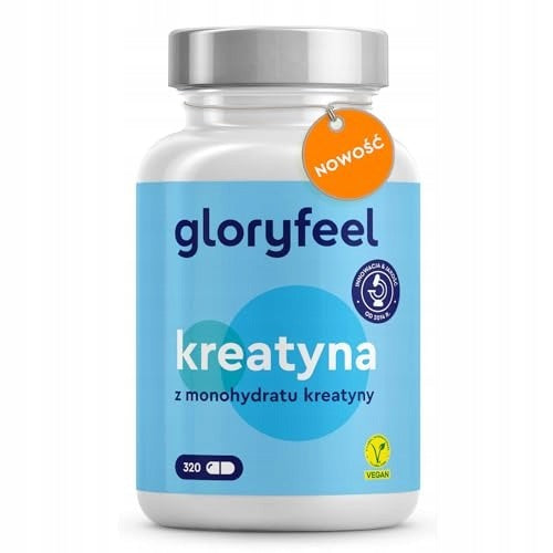 CREATINE CAPSULES - 320 KAPS FOR EFFECTIVE TRAINING FOR ORGANIZATION Expiration date up to 2 weeks after the purchase date
