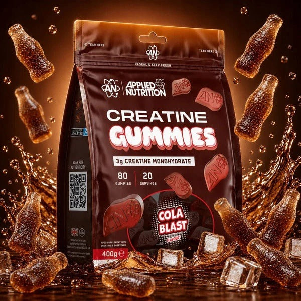 CREATINE GUMMIES MONOHYDRATE 3000mg APPLIED NUTRITION 80 GUMMIES Expiration date at least six months from the date of purchase