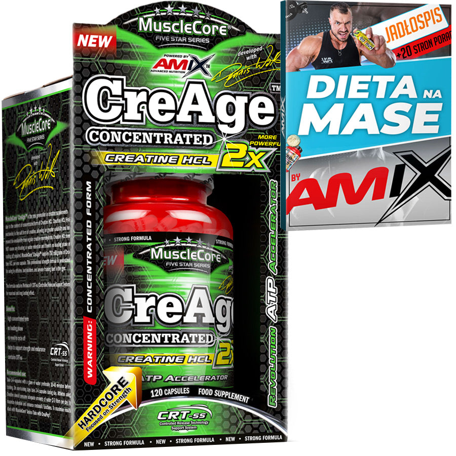 CREATINE HCL HYDROCHLORIDE Amix Creatine CreAge x2 - the best monohydrate Expiration date at least 1 year from the date of purchase
