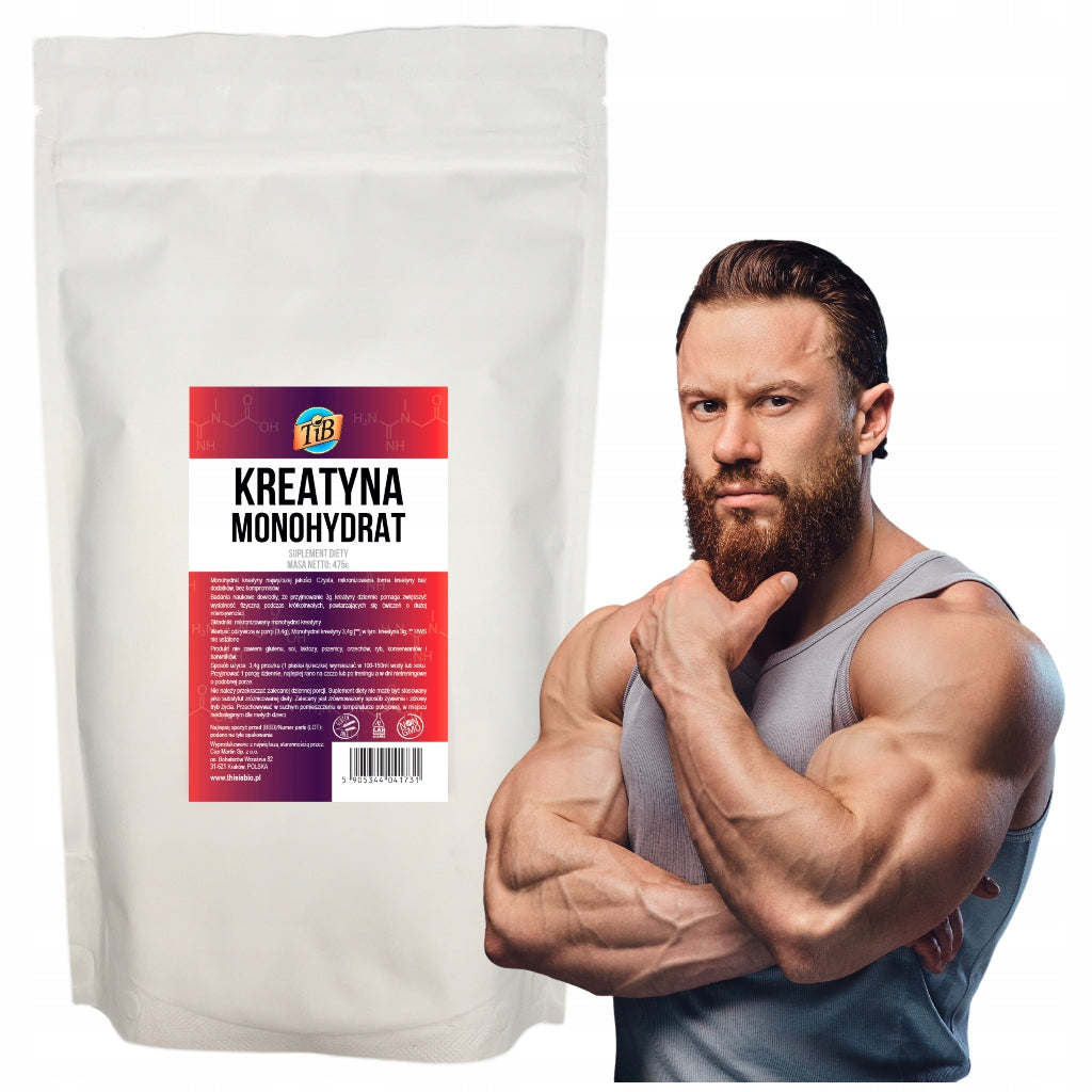 CREATINE MONOHYDRATE 475g Pure without additives 139 servings Strength Regeneration