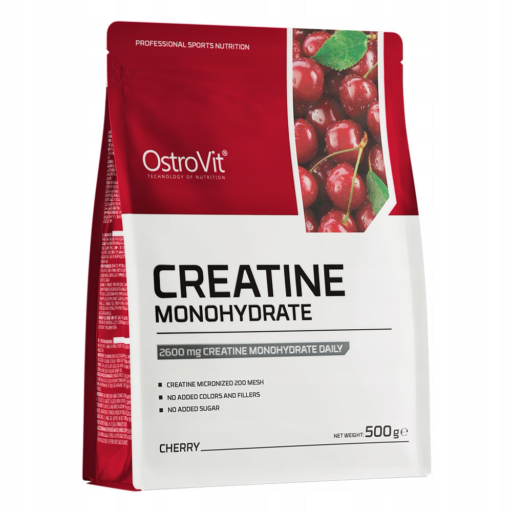 CREATINE MONOHYDRATE CREATINE POWDER OSTROVIT CREATINE 500G CHERRY FLAVOUR