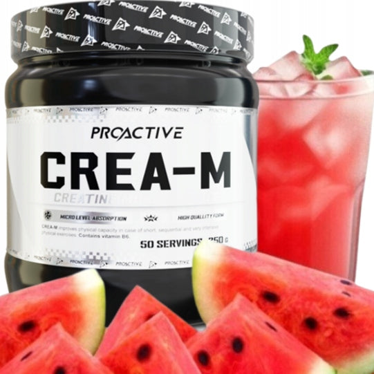 CREATINE MONOHYDRATE powder mono STRENGTH MASS watermelon ProActive 250g