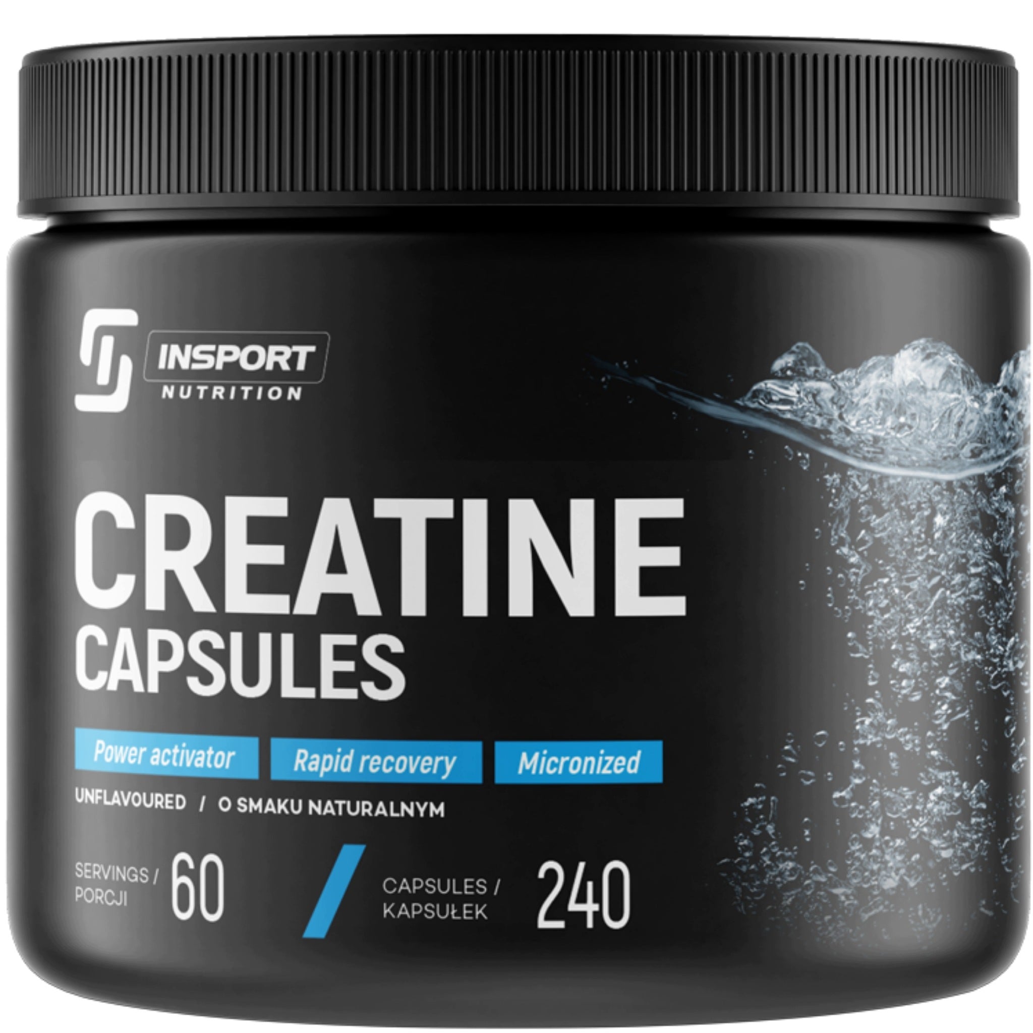 CREATINE Monohydrate 240 kap MICRONIZED Creatine Monohydrate | INSPORT