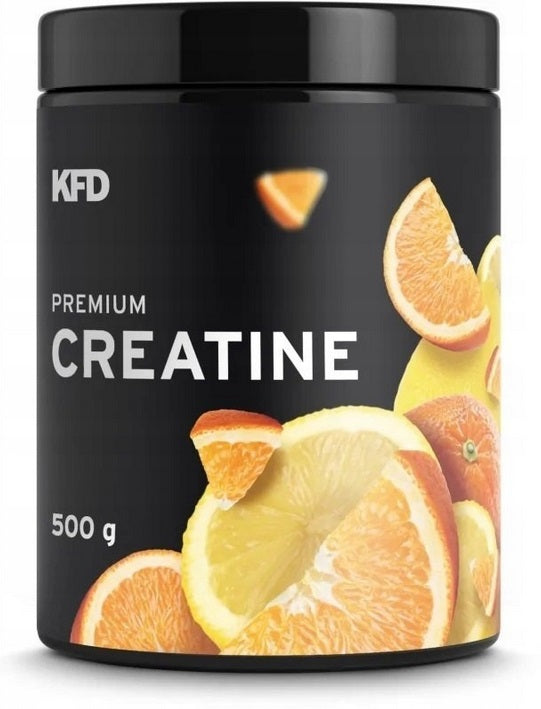 CREATINE creatine monohydrate POWER KFD Creatine 500g Orange Lemon Expiration date not specified