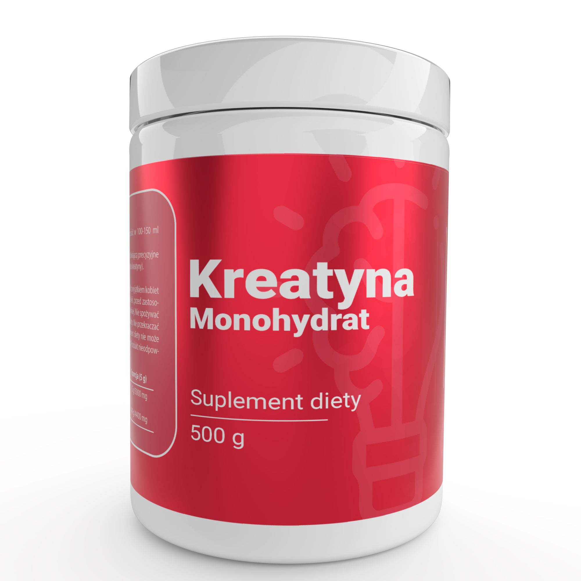 CREATINE monohydrate - 5000 mg – Strength, energy and muscle performance! 500 mg