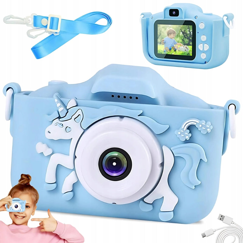 CREATIVE CAMERA FOR KIDS WITH 8GB CARD COLORFUL EASY OPERATION FOR GIFT Packaging status original
