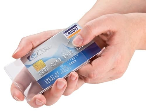 CREDIT CARD CASE CLEAR HARD PLASTIC FOR MAN 10 PCS Manufacturer code Nieoznaczona