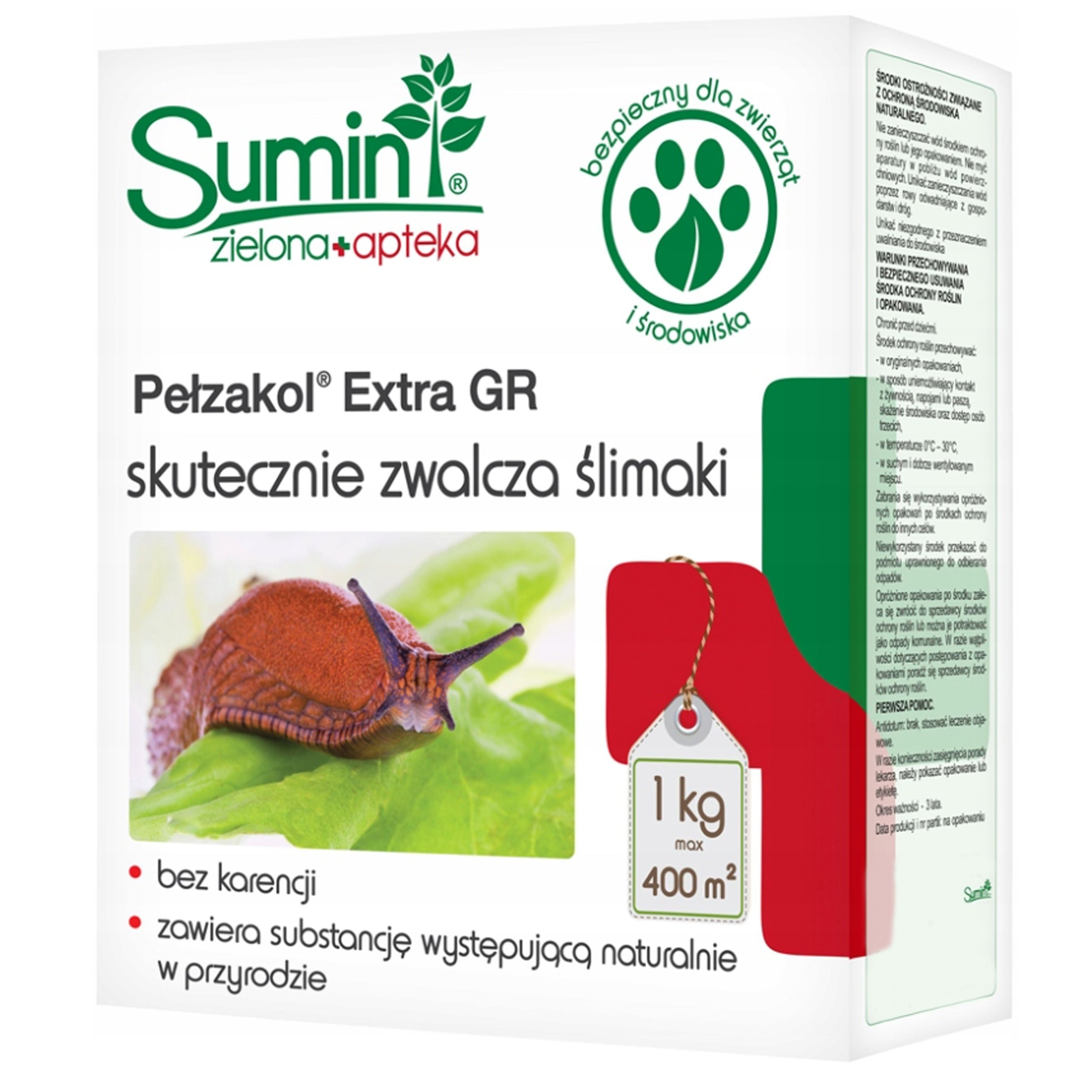 CREEPER EXTRA GR STRONG GRANULES POISON AGENT FOR SNAILS ECO 1KG SUMIN Manufacturer code 5907184353999