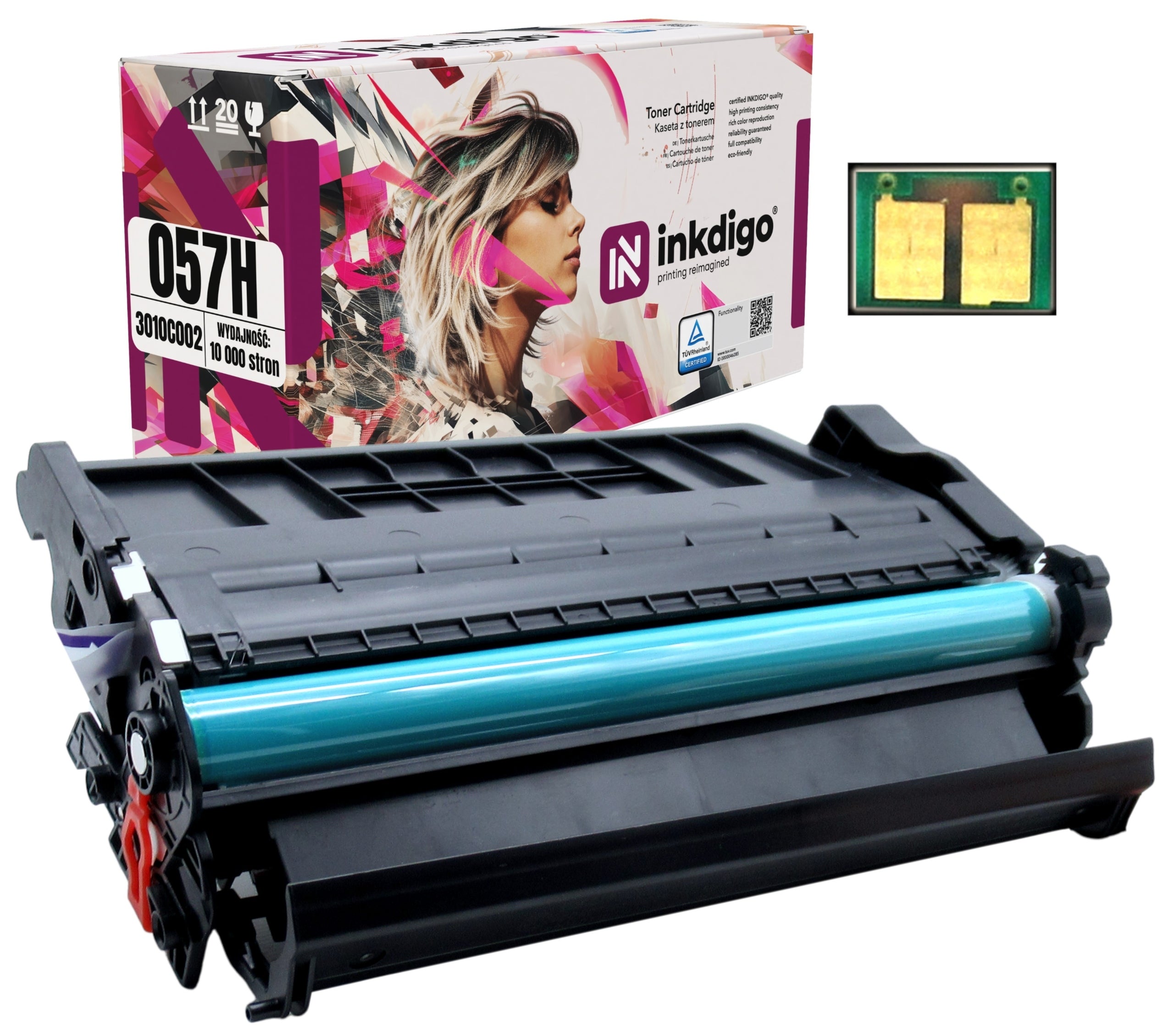 CRG-057H toner cartridge for Canon MF445DW printer with CRG 057 CHIP CANON MF443DW