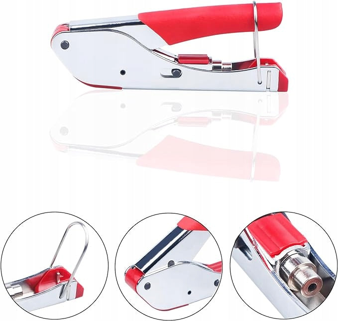 CRIMPER COMPRESSOR PLIERS SET PLUG F RG59/6 20PCS Manufacturer code GS00443
