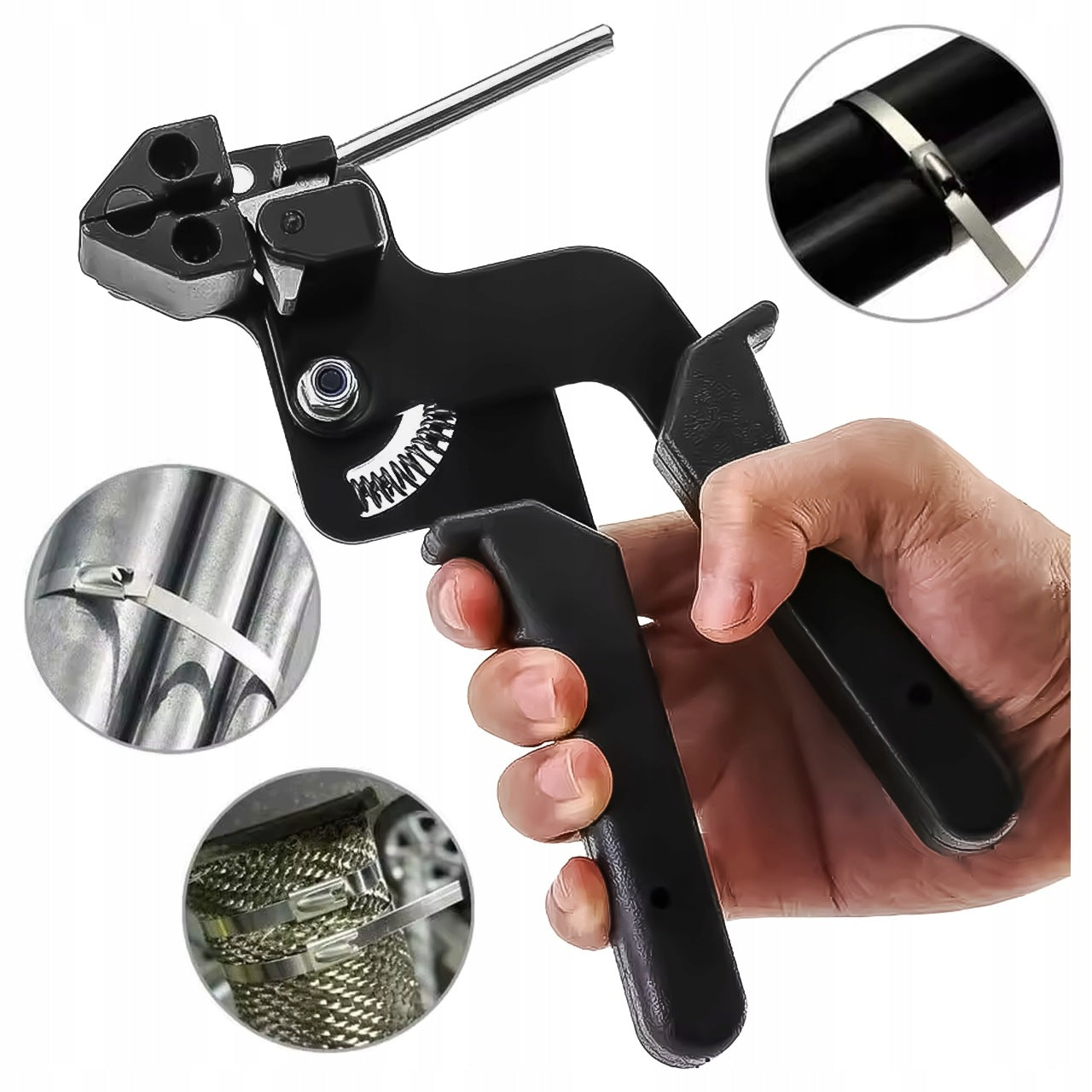 CRIMPER CUTTER FOR METAL STEEL BANDS 12mm PLIERS PULLER