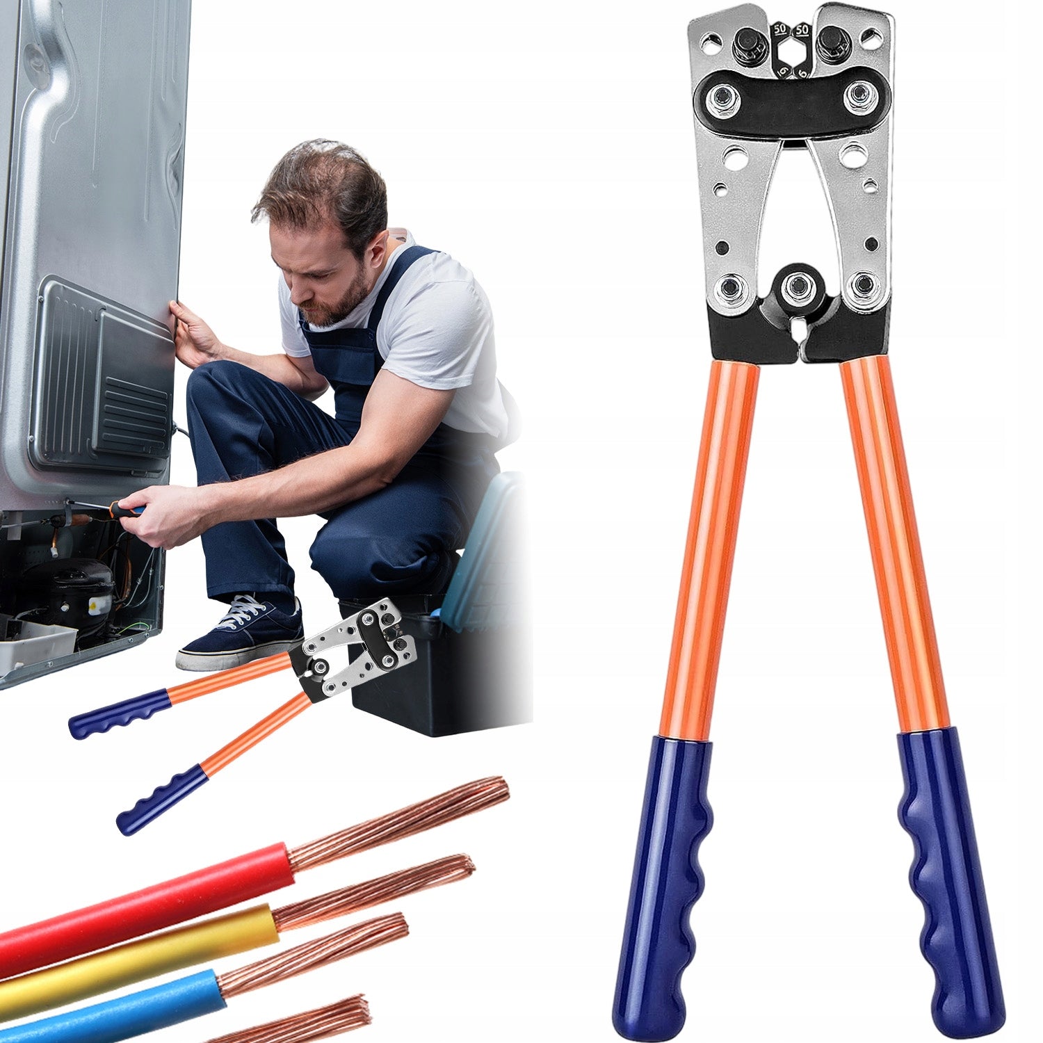 CRIMPER MANUAL CRIMPING TOOL PROFESSIONAL FOR CRIMPING CABLES