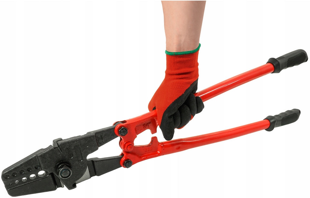 CRIMPER PLIERS FOR CRIMPING STEEL CABLES Kind locking pliers