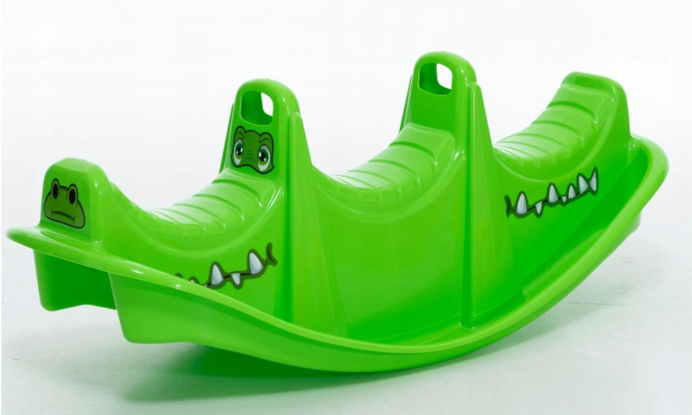 CROCODILE ROCKER - 3 PERSONS - SWING FOR CHILDREN - ROCKER Kind seat