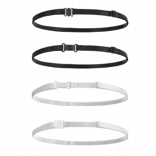 CROPSTAR STRAPS FOR T-SHIRTS ADJUSTABLE ELASTIC FOR WOMEN BLACK WHITE Brand no brand