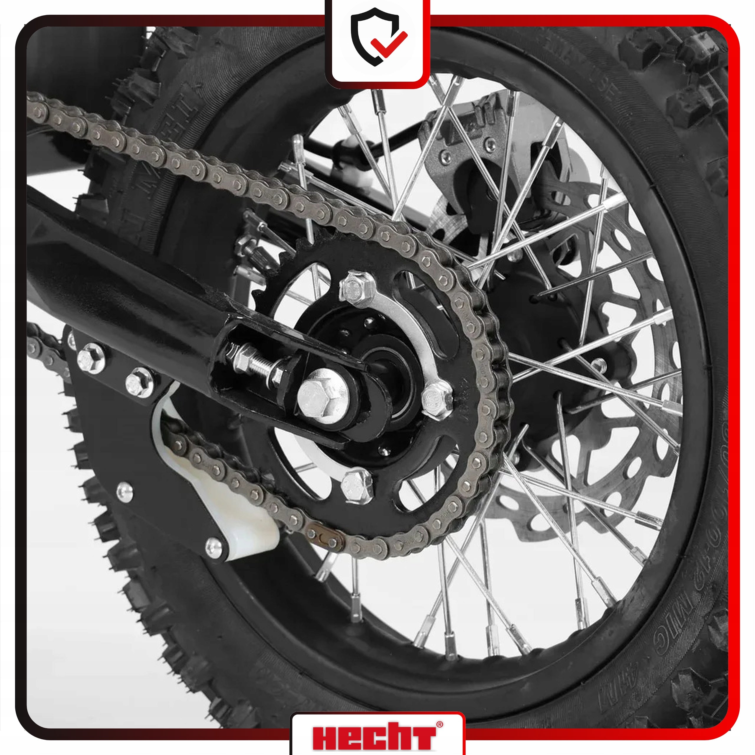 CROSS COMBUSTION HECHT 51125 125CM³ 4T 8,1KM DISC BRAKES 70KM/H Brand Hecht