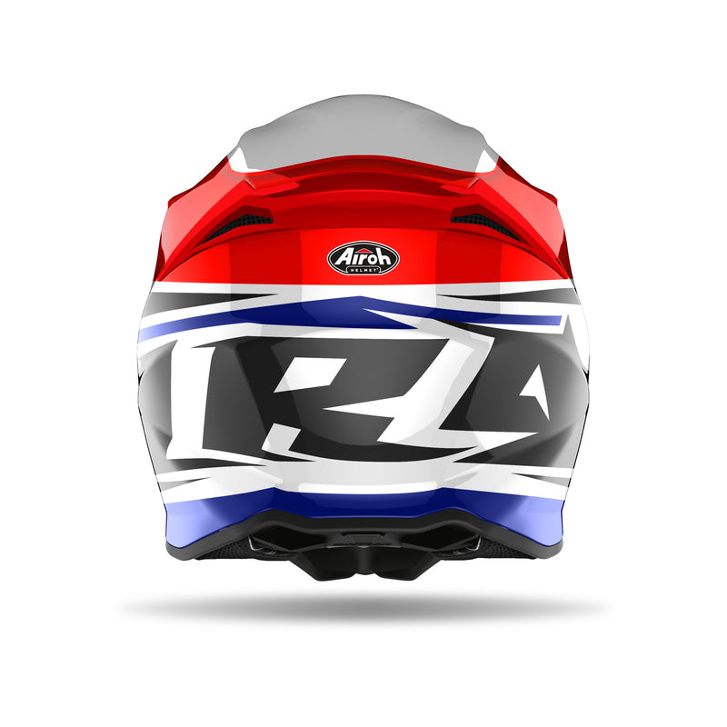 CROSS ENDURO QUAD OFFROAD AIROH TWIST 2.0 SHAKEN BLUE GLOSS HELMET, size S HIT Manufacturer's catalog number TW2_SH18_S