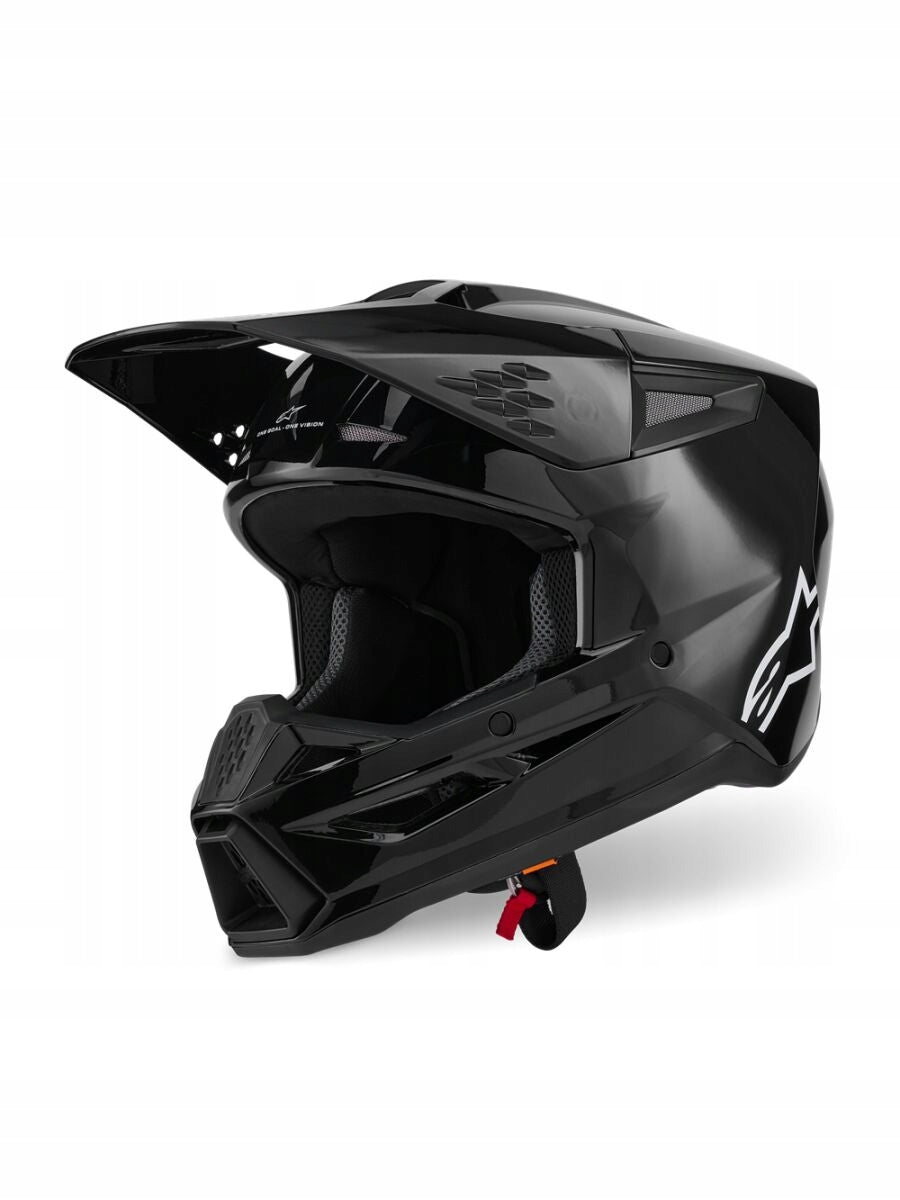 CROSS HELMET ALPINESTARS SUPERTECH M3 BLACK GLOSS XS