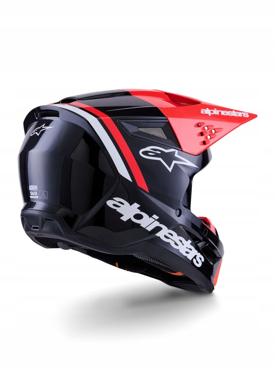 CROSS HELMET ALPINESTARS SUPERTECH M3 RADIUM BLACK/RED/WHITE L Manufacturer Alpinestars