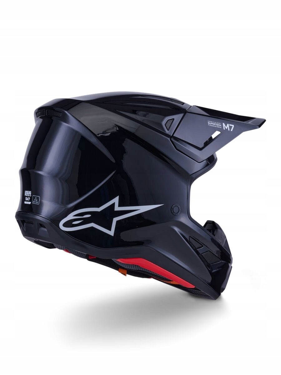 CROSS HELMET ALPINESTARS SUPERTECH M7 BLACK GLOSS S 8301326-1180-S Manufacturer Alpinestars
