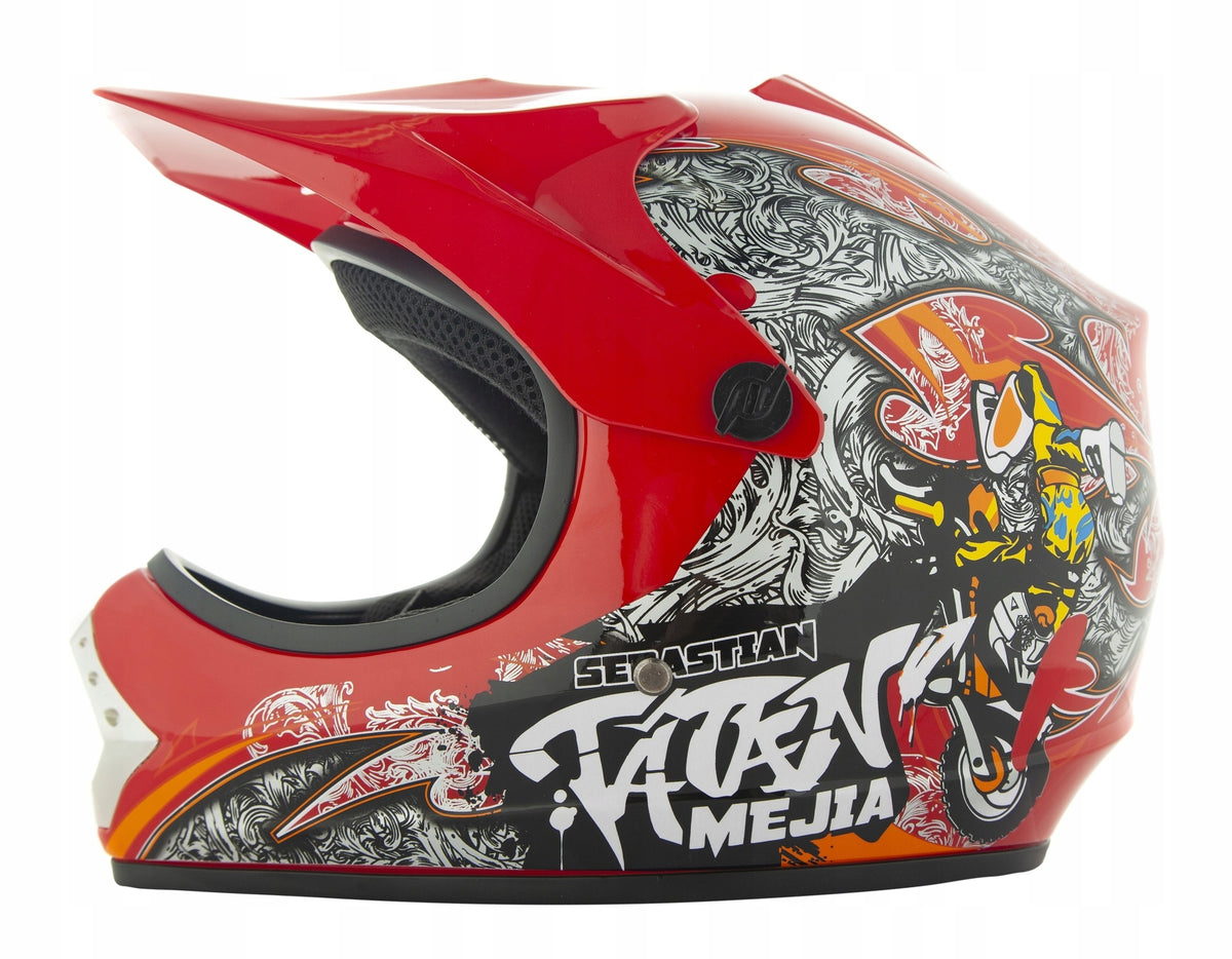 CROSS HELMET CHILDREN ENDURO QUAD L +GLOVES+GOGLES Manufacturer's catalog number MCGKZ00061