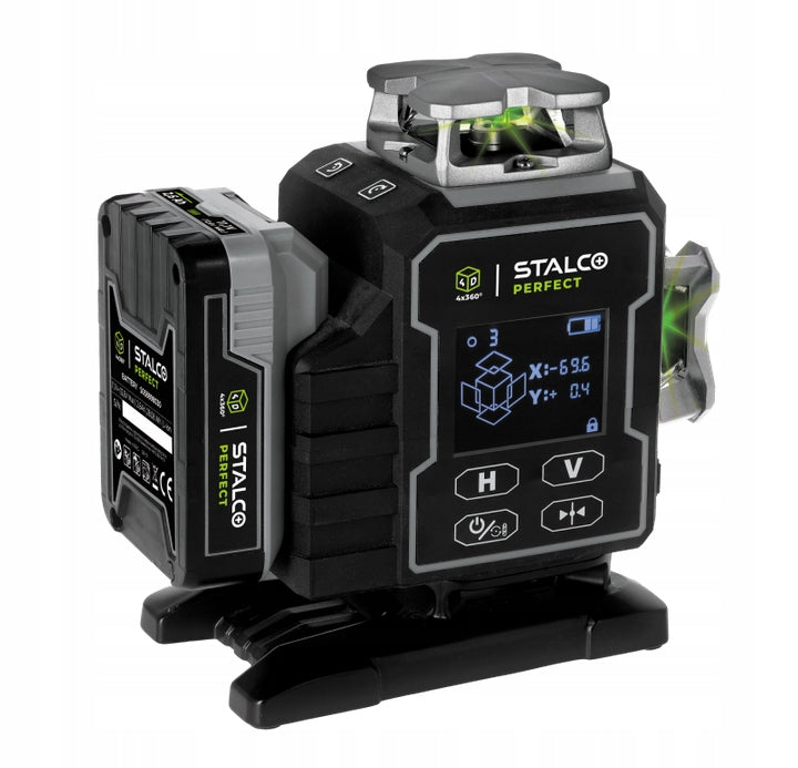 CROSS LASER 4D LLP4DG GREEN STALCO PERFECT S058598012 + REMOTE CONTROL Packaging status original