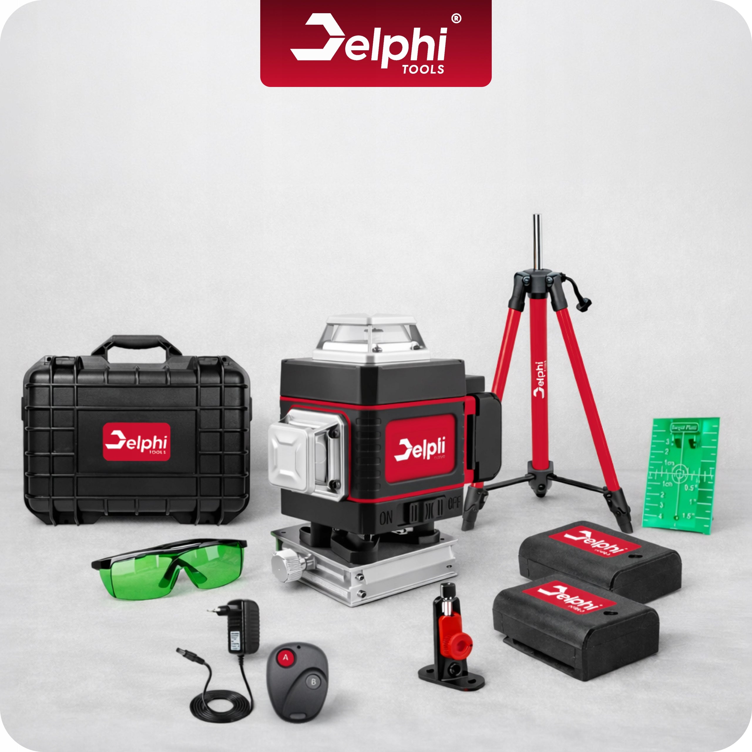 CROSS LASER Laser Level 16 Lines + TRIPOD 115 cm 4D Green 2xAKU Manufacturer code 8528758