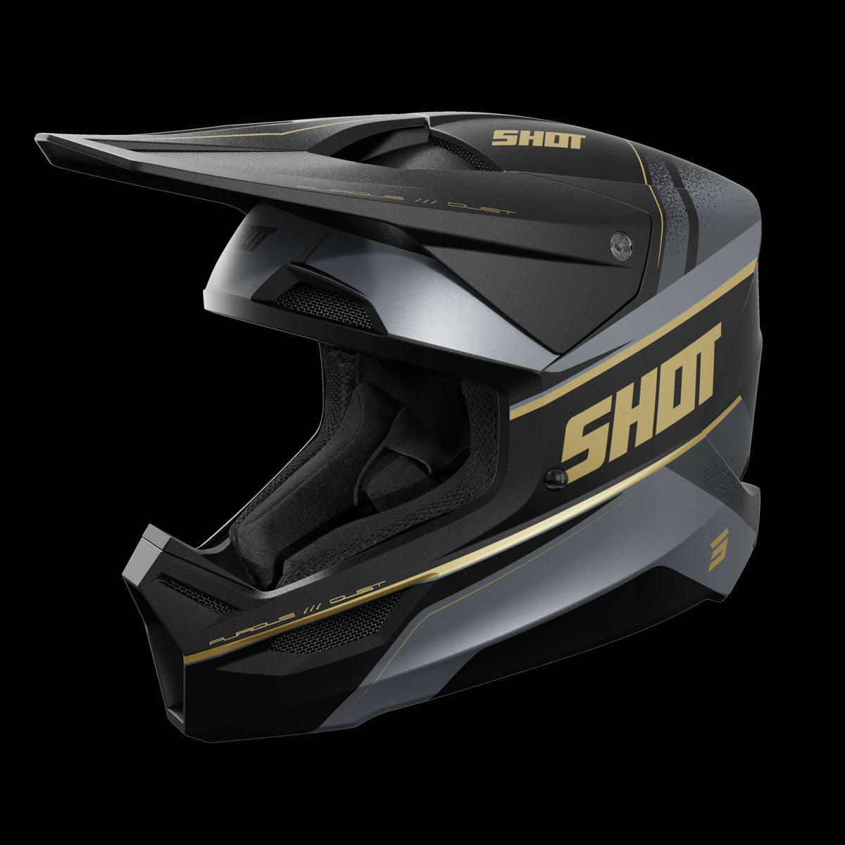 CROSS QUAD SHOT FURIOUS DUST GOLD MATT HELMET (L) A05-21OC-A02-10 Manufacturer Shot