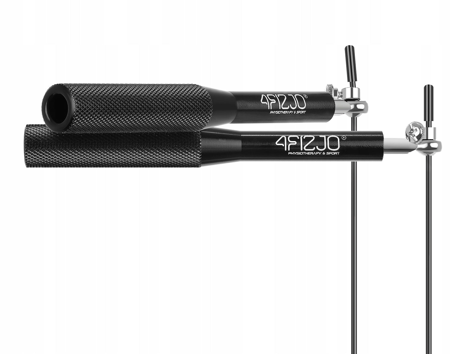 CROSSFIT ALUMINUM BOXING JUMP ROPE WITH BEARINGS ADJUSTABLE FITNESS SPEED Brand 4FIZJO