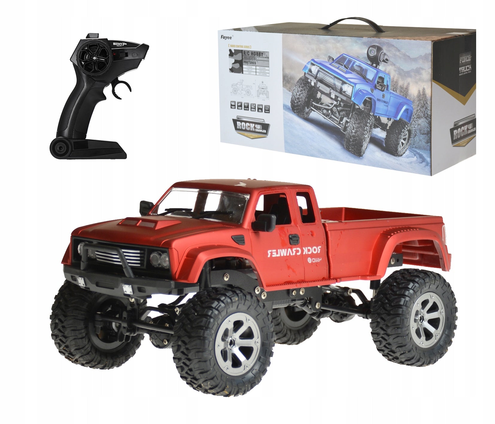 CROSSING CAR RC AUTO 4x4 OFF-ROAD AUTO FAYEE FY002 RED Packaging status original