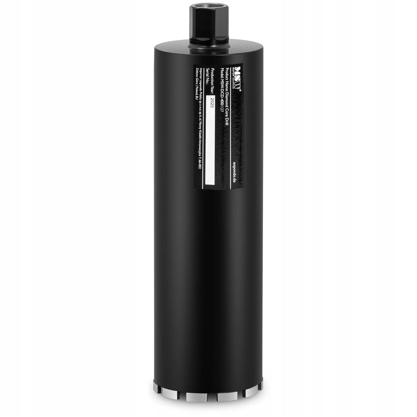 CROWN DIAMOND DRILL BIT 127 x 400 mm FOR CONCRETE