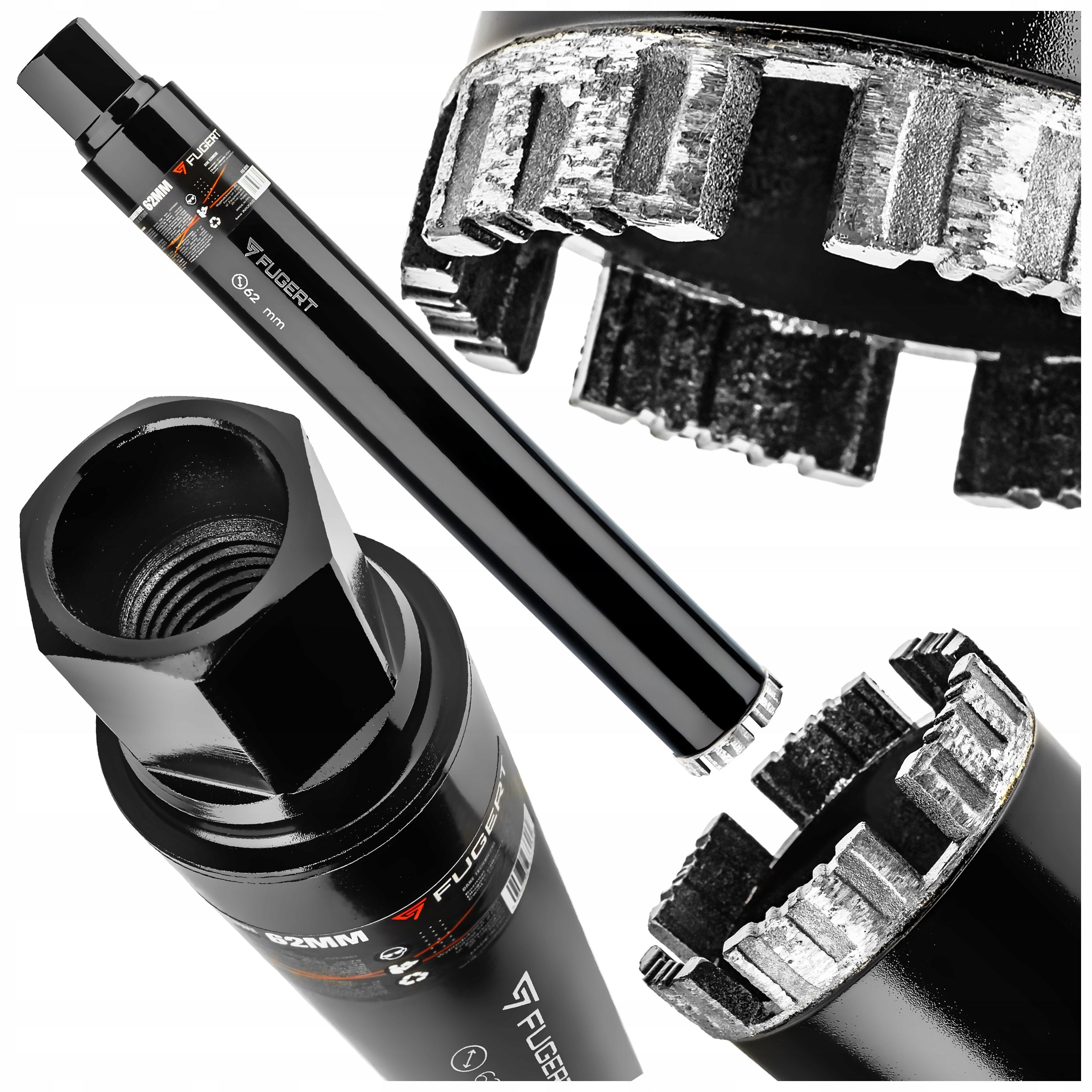 CROWN DRILL 62 MM HOLE SAW DIAMOND CONCRETE LACE FOR DRILLING RIG
