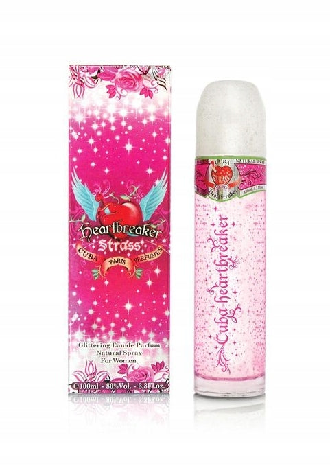 CUBA STRASS HEARTBREAKER EAU DE PARFUM FOR WOMEN EDP 100ML FLORAL FRAGRANCE