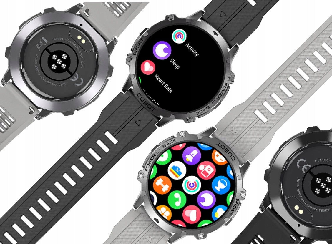 CUBOT X3 AMOLED SMARTWATCH BAROMETER HEART RATE CALL ARMOURED MILITARY Batteries included yes