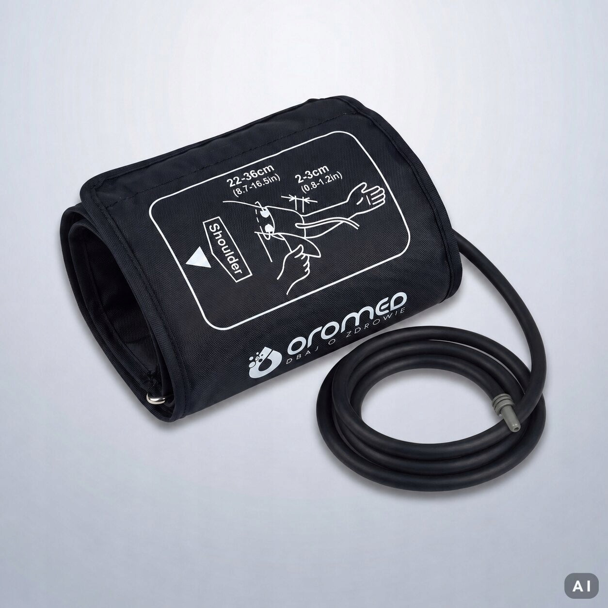 CUFF FOR ELECTRONIC BLOOD PRESSURE MONITORS 22-36 CM ALL MODELS OROMED Packaging status original