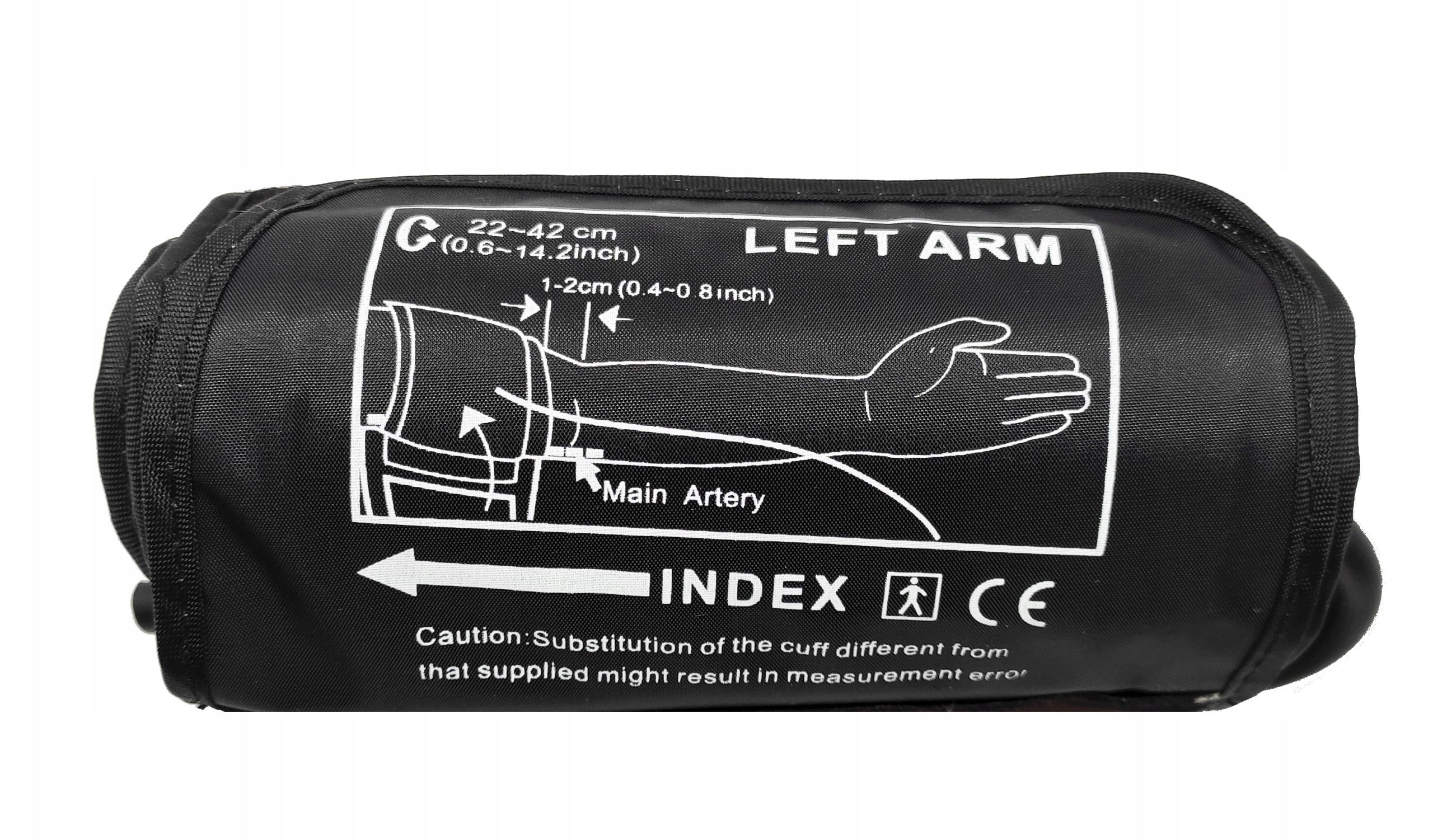 CUFF PERFORATED SKULL SLEEVE FOR BLOOD PRESSURE MONITORS 22-42