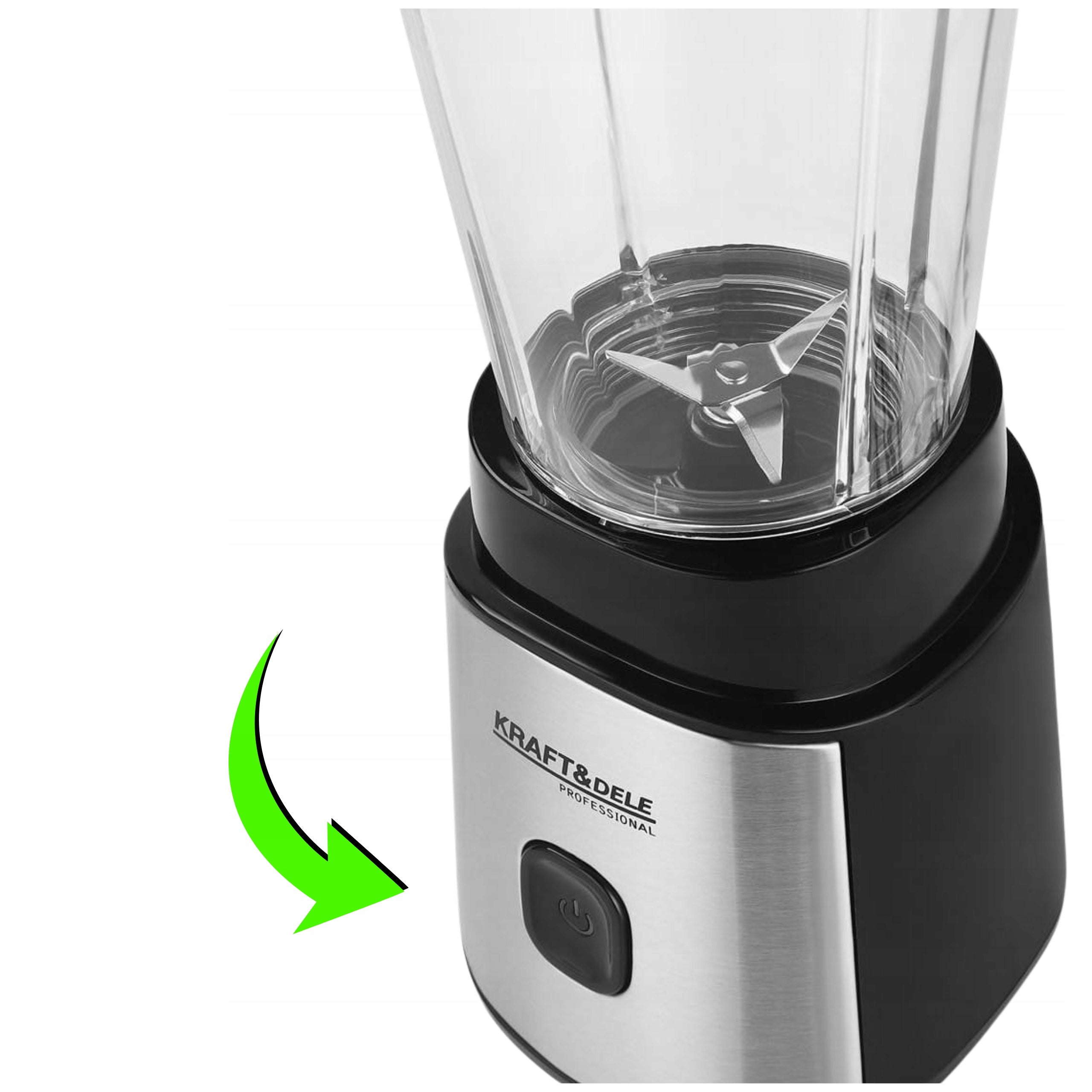 CUP BLENDER 1500W ICE COCKTAIL SMOOTHIE MIXER 2 WATER BOTTLES + GRINDER Model BLENDER DO SMOOTHIE KOKTAJLI KIELICHOWY ZESTAW