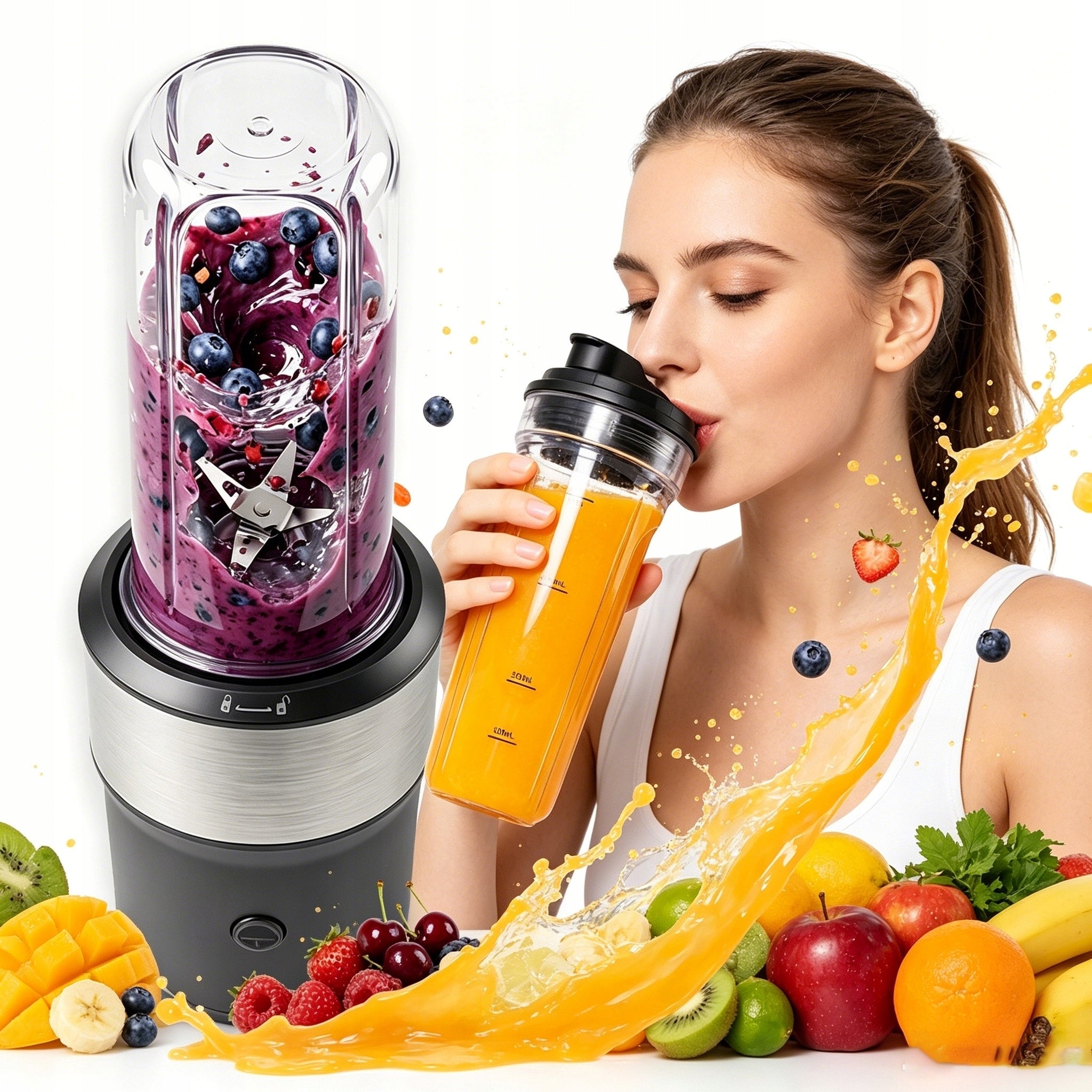CUP BLENDER 650ml 900W MIXER 500W FOR SMOOTHIE ICE SMOOTHIES STRONG