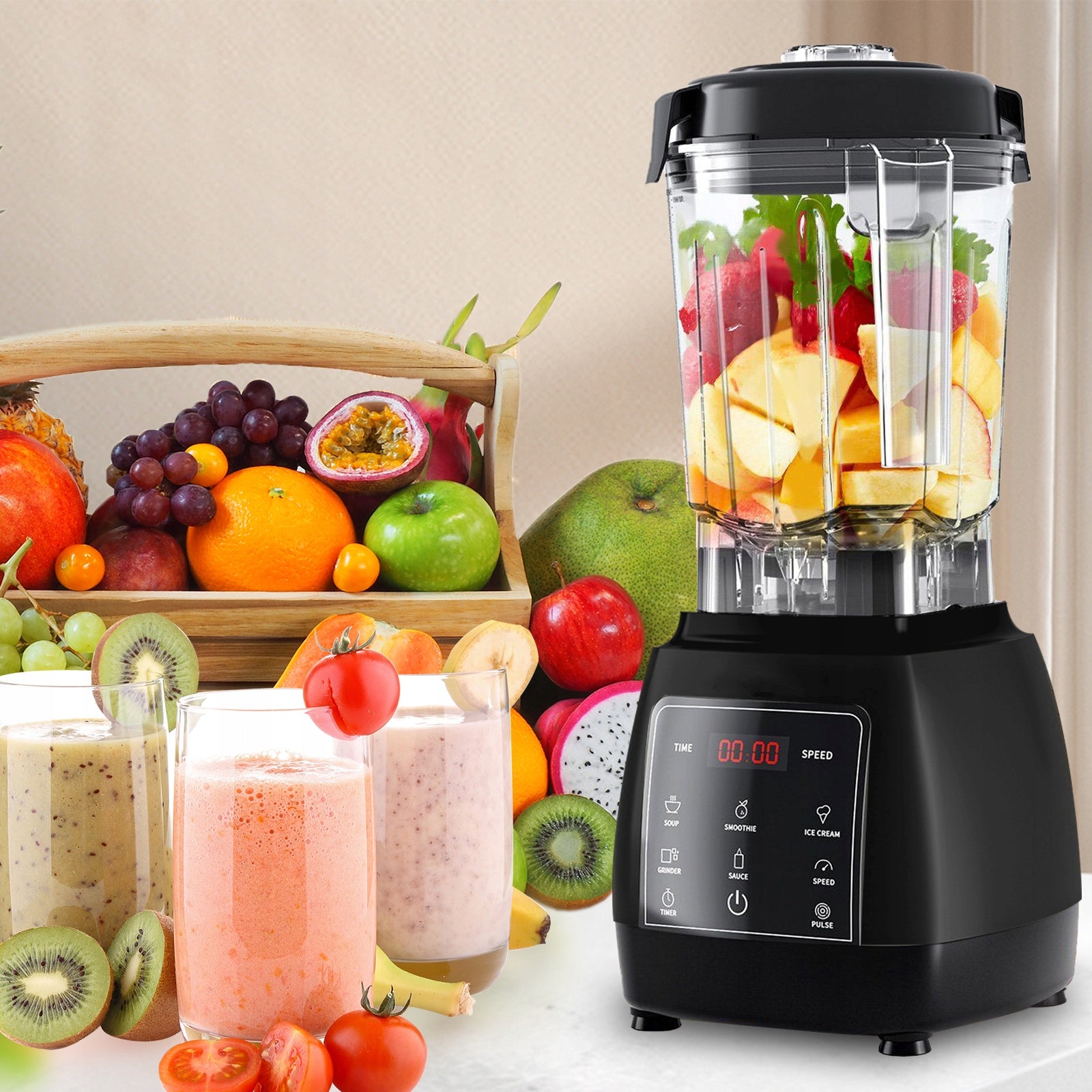 CUP BLENDER FOR SMOOTHIE COCKTAILS GLASS COFFEE GRINDER CRUSHES ICE Brand no brand
