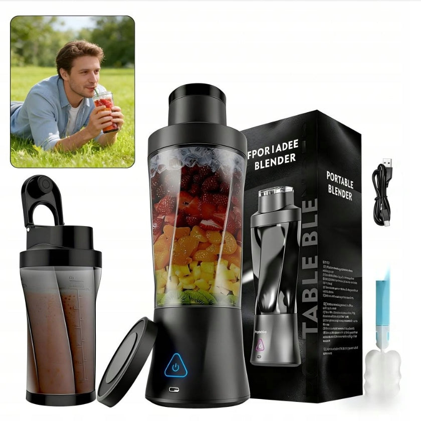 CUP BLENDER FOR SMOOTHIE COCKTAILS HANDHELD Wireless USB PORTABLE